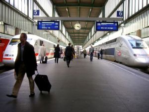 Stuttgart Hbf mit ICE und TGV